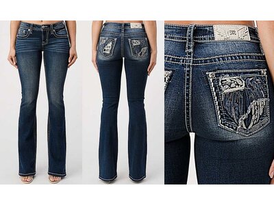 Miss ME Chloe Boot- Hide and Seek Wing with Destruction Mid-Rise