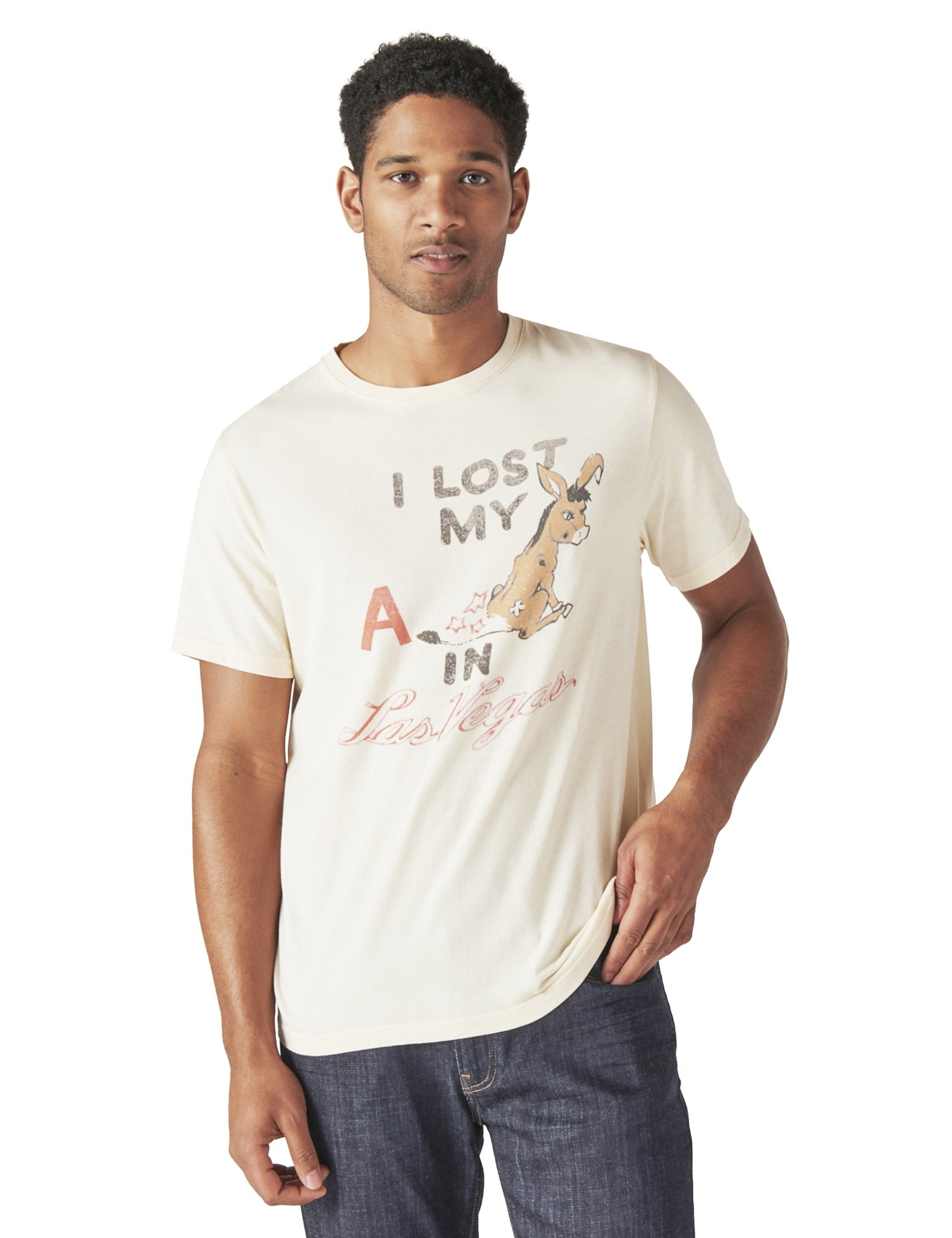 Lucky Brand Lost My A** in Vegas Tee