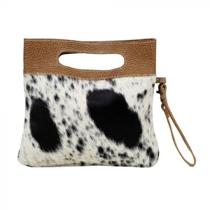 Myra Bags Energetic Leather Hair On Small Bag