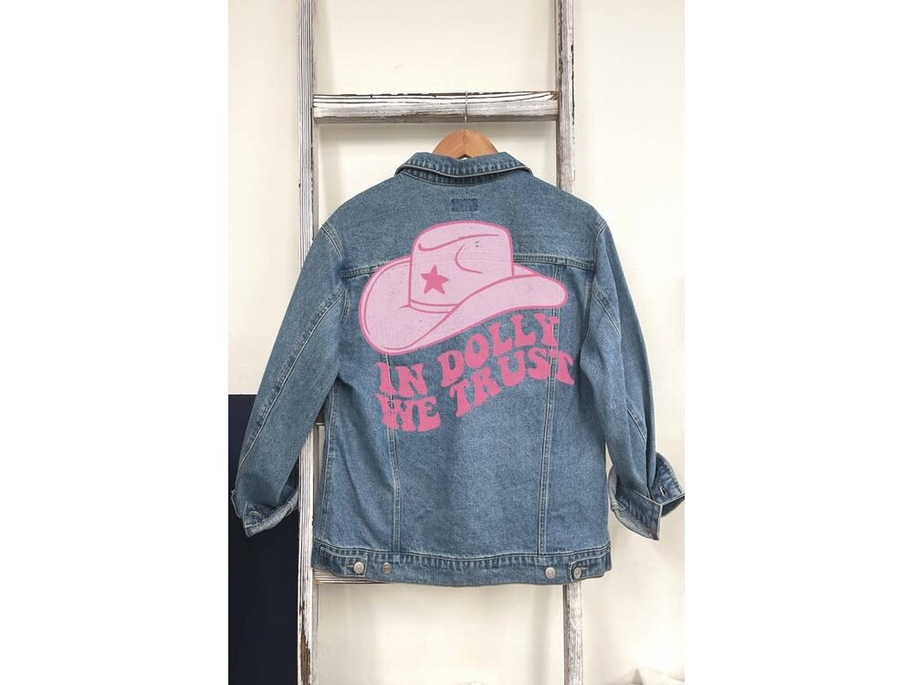 Graphic Vintage Denim Jacket