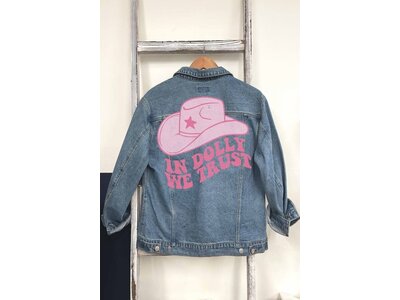 Graphic Vintage Denim Jacket