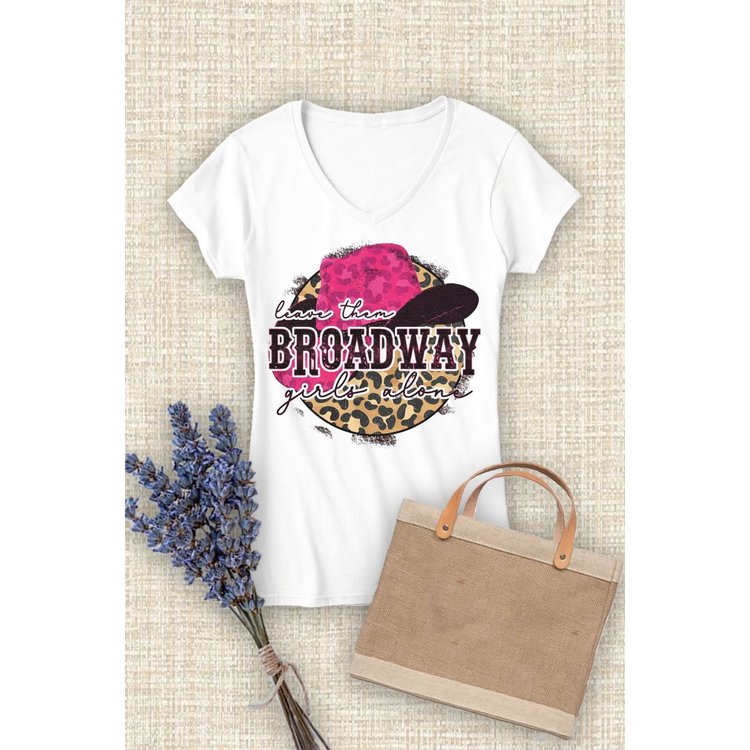 Broadway Girls Women's Fit V-Neck