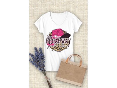 Broadway Girls Women's Fit V-Neck