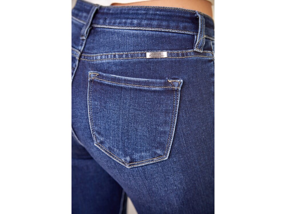 KanCan Mid-Rise Ankle Skinny with Hem Detail KC7321D