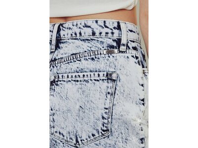 KanCan Acid Wash High Rise Mom Short with Distressed Hem KC9145AC