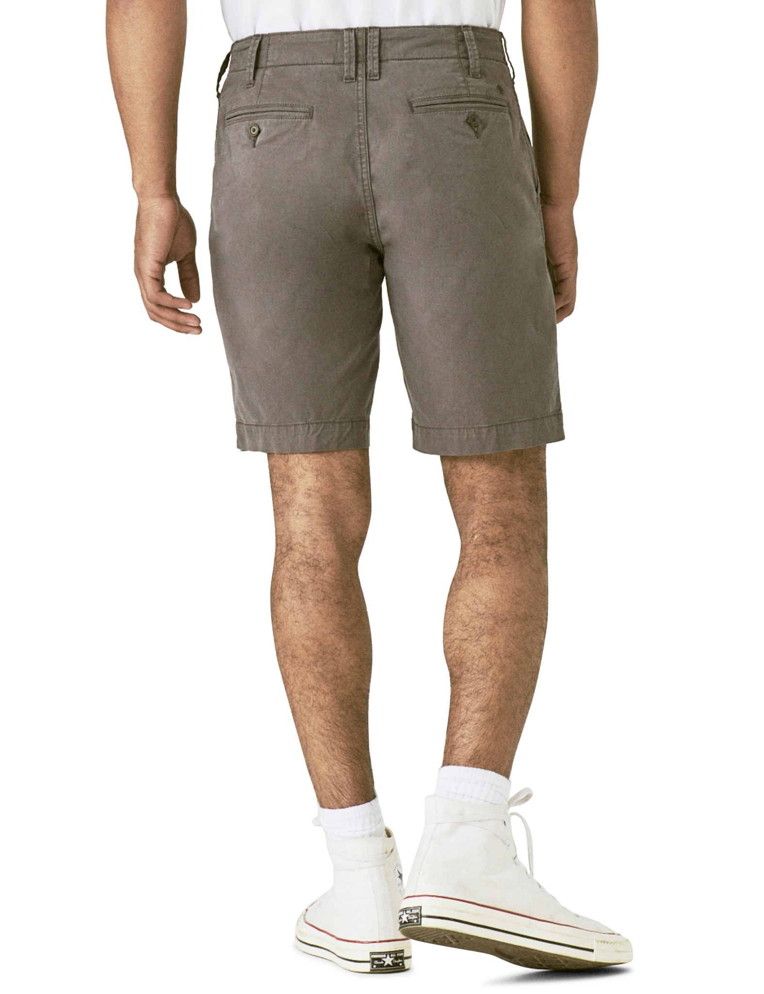 Lucky Brand 9in Stretch Twill Flat Front Shorts
