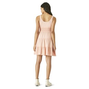 Lucky Brand Tiered Knit Dress in Peaches and Cream