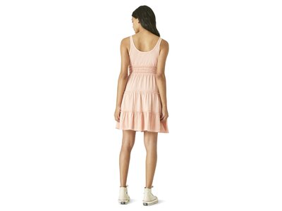 Lucky Brand Tiered Knit Dress in Peaches and Cream