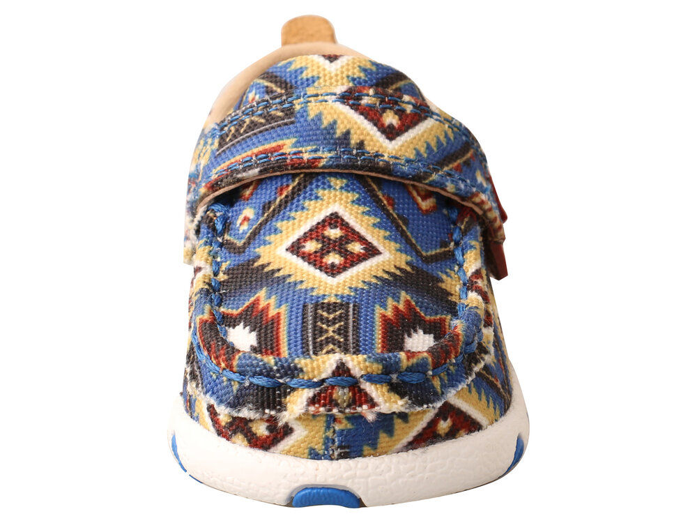 Twisted X Infant Driving Moc- Multicolor Blue Aztec ICA0019