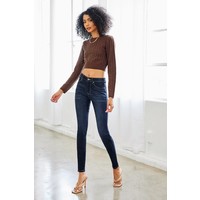 High Rise Dark Wash Super-Skinny