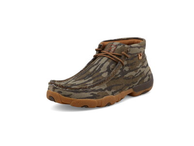 Twisted X Twisted X Mossy Oak Collab Collection - Chukka Driving Moc in Mossy Oak Bottomland Camo