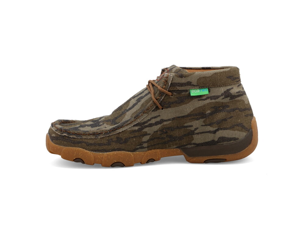 Twisted X Twisted X Mossy Oak Collab Collection - Chukka Driving Moc in Mossy Oak Bottomland Camo