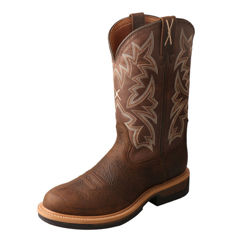 Twisted X Alloy Toe Western Boot- Brown/Taupe