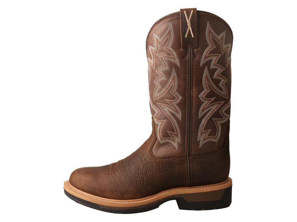 Twisted X Alloy Toe Western Boot- Brown/Taupe