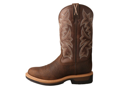 Twisted X Alloy Toe Western Boot- Brown/Taupe