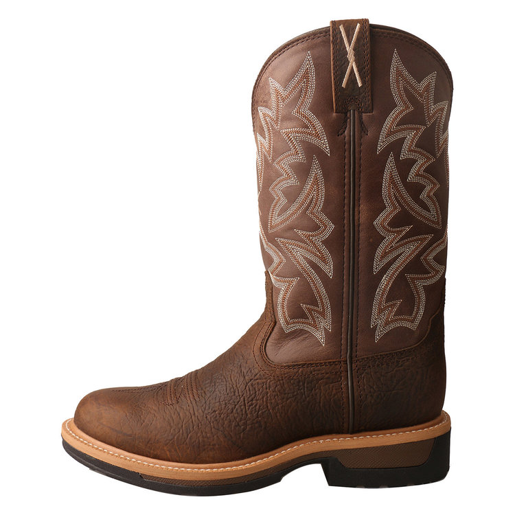 Twisted X Alloy Toe Western Boot- Brown/Taupe