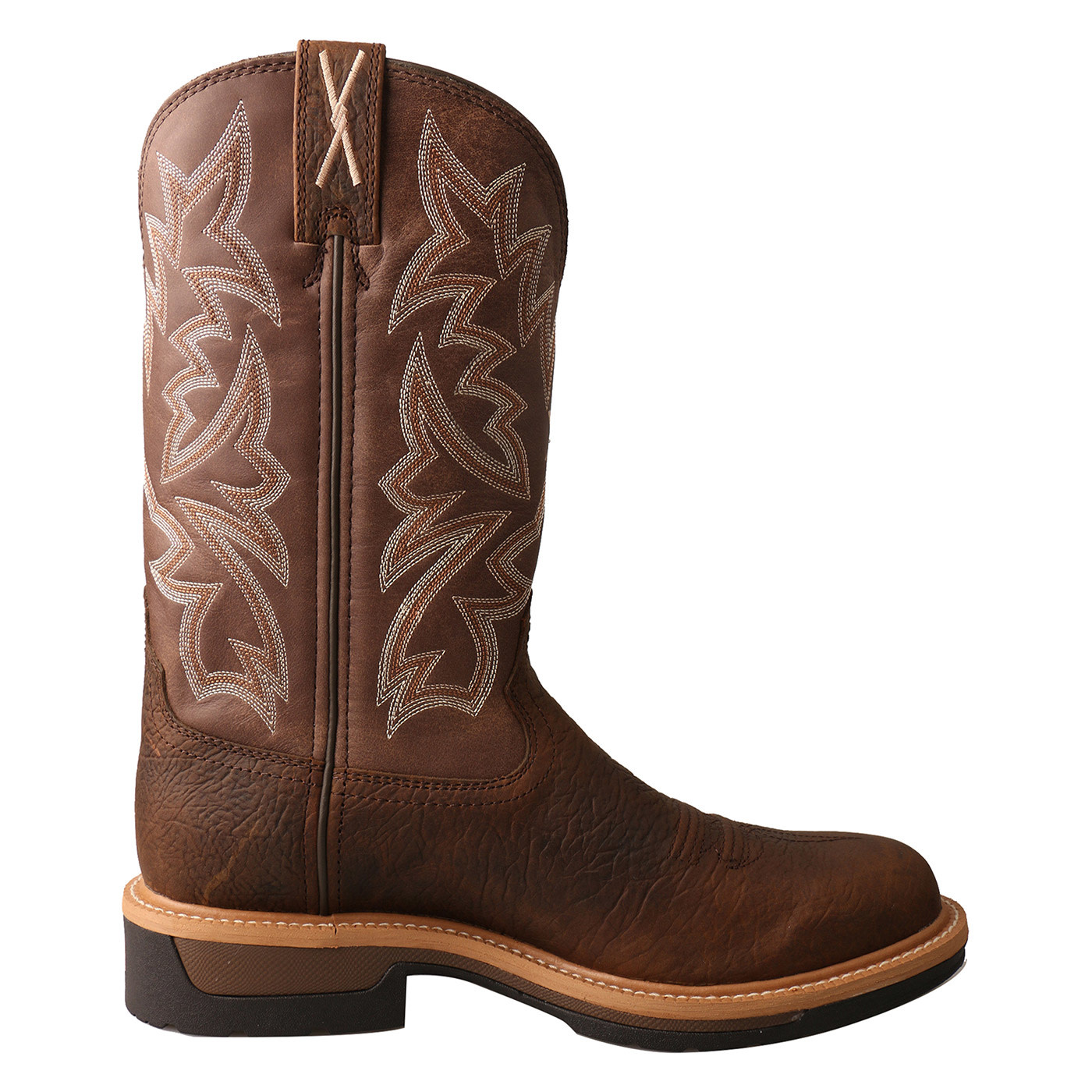 Twisted X Alloy Toe Western Boot- Brown/Taupe