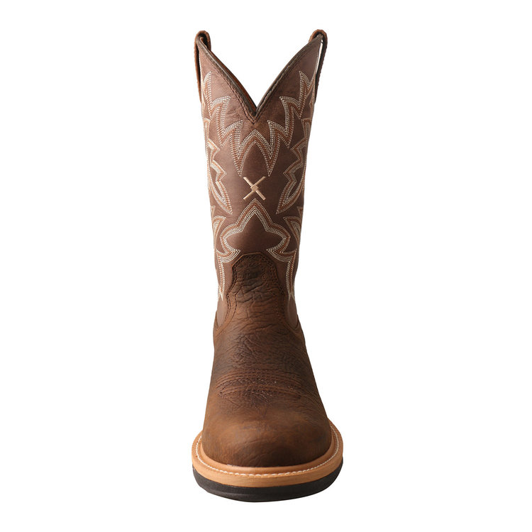 Twisted X Alloy Toe Western Boot- Brown/Taupe