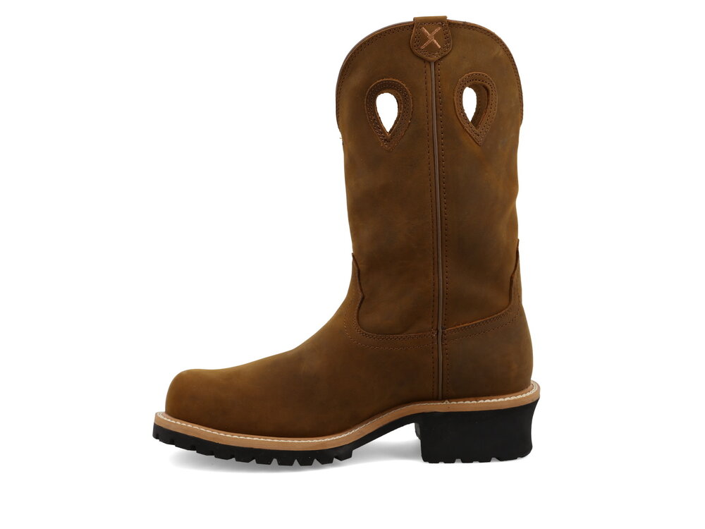 Twisted X Work- Composite Toe 12" Pull On Logger Boot