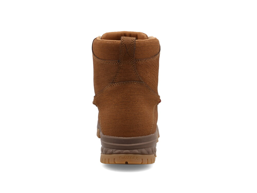 Twisted X 6" Composite Toe Work Boot With Cellstretch- Clay & Brown