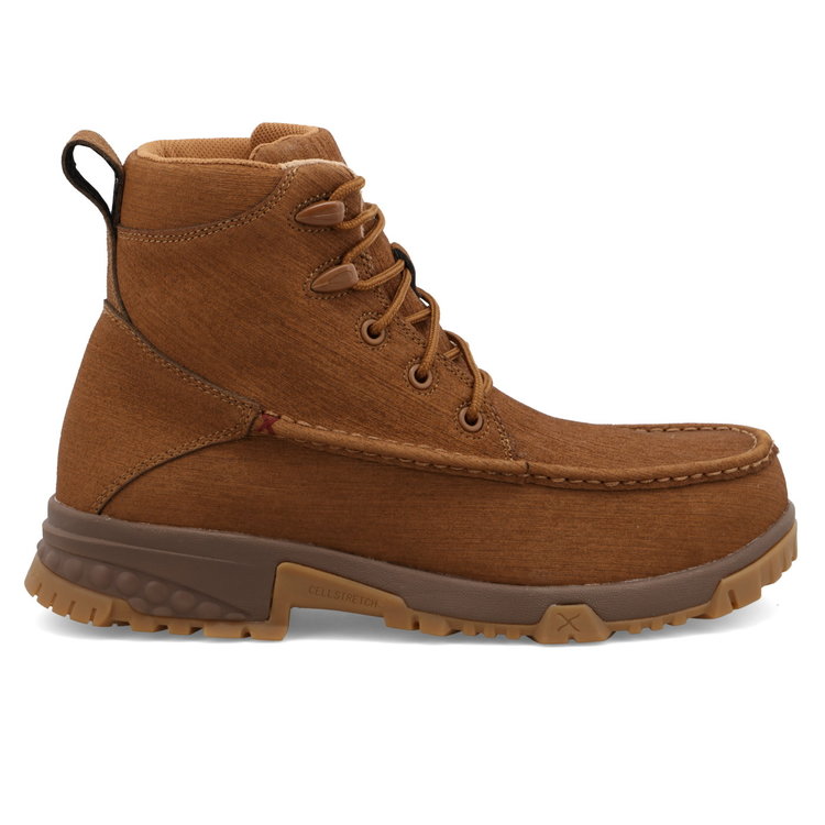 Twisted X 6" Composite Toe Work Boot With Cellstretch- Clay & Brown