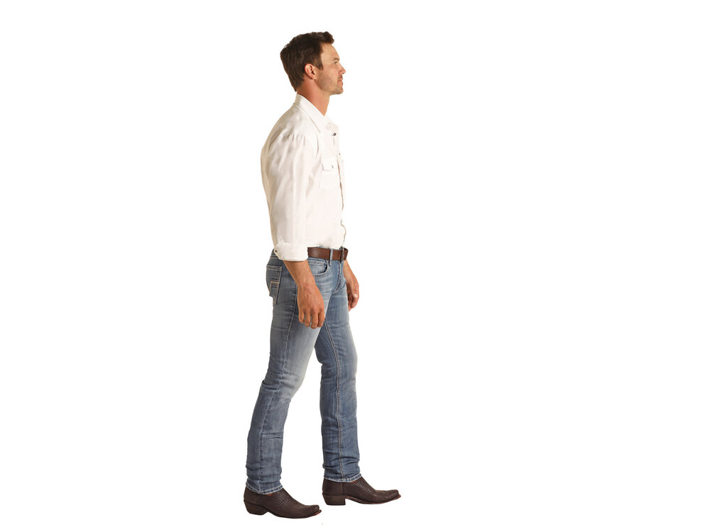 Rock and Roll Denim Rifle Reflex in Light Wash RRMD2MRZSA