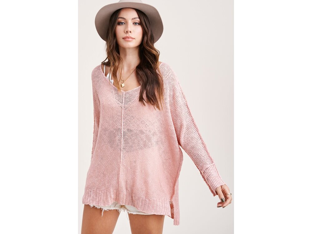 La Miel V-Neck All- Season Sweater