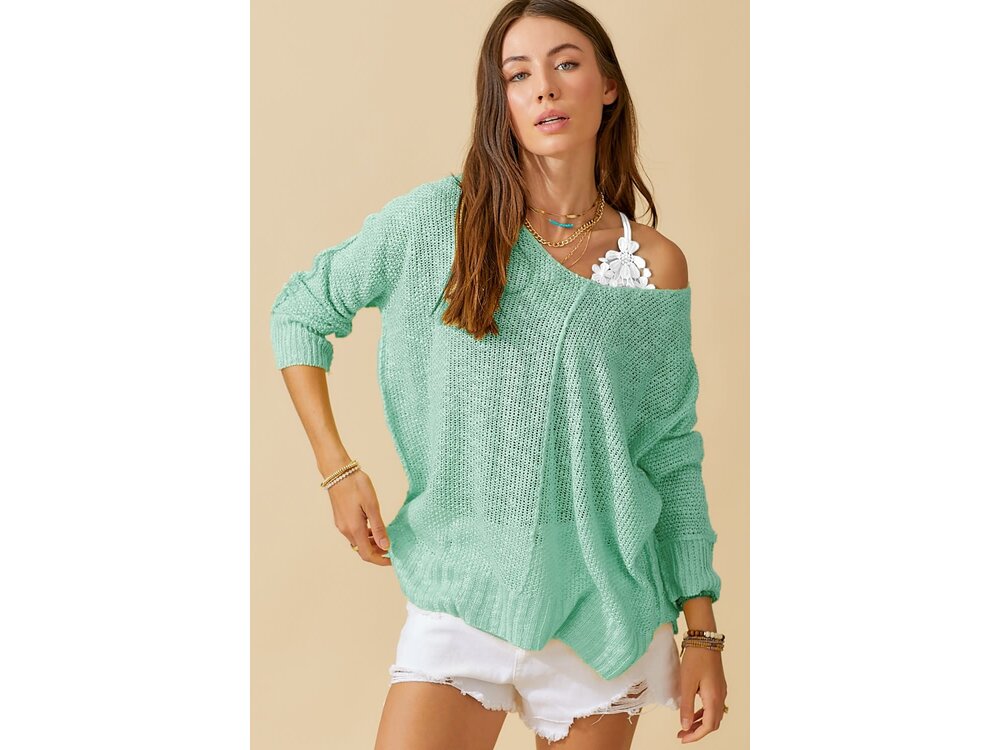 La Miel V-Neck All- Season Sweater