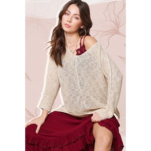 La Miel V-Neck All- Season Sweater