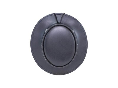 American Hat Makers Silverado Leather Pork Pie Hat