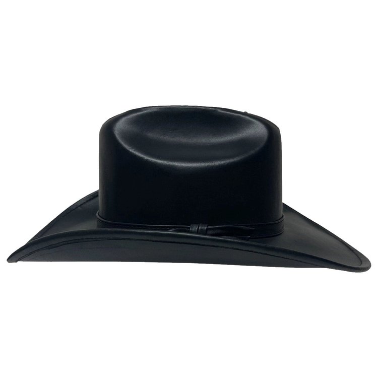 American Hat Makers George Cattleman Leather Western Hat