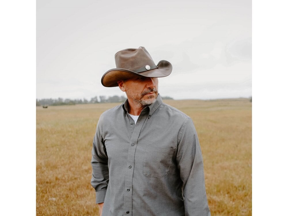 American Hat Makers The Original Western Leather Hat