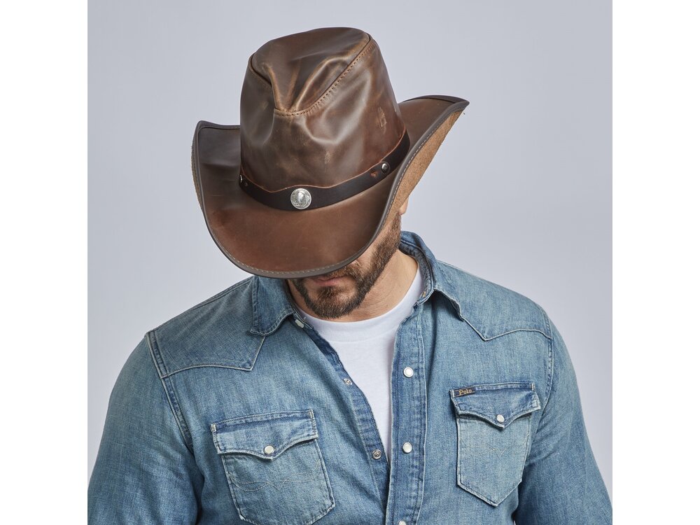 American Hat Makers The Original Western Leather Hat