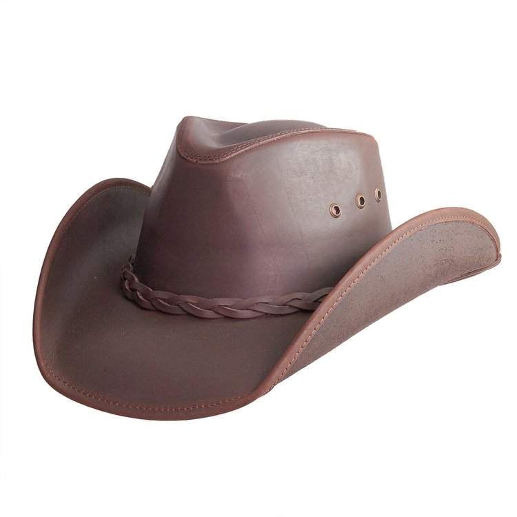 American Hat Makers Hollywood Leather Western Hat