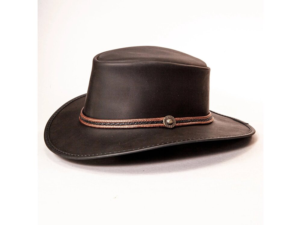 American Hat Makers Midnight Rider Leather Hat