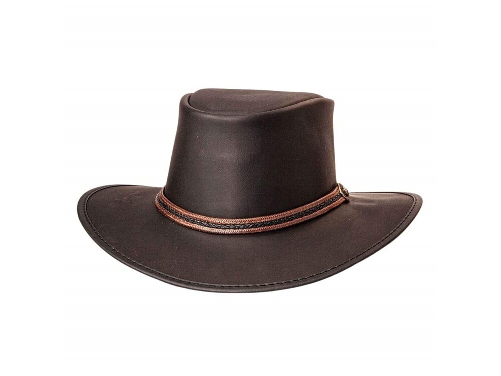 American Hat Makers Midnight Rider Leather Hat