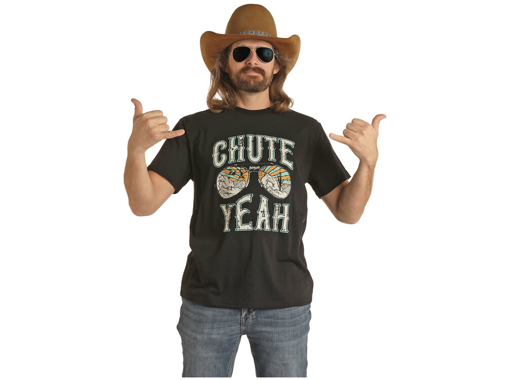 Rock and Roll Denim Chute Yeah Brisby Tee
