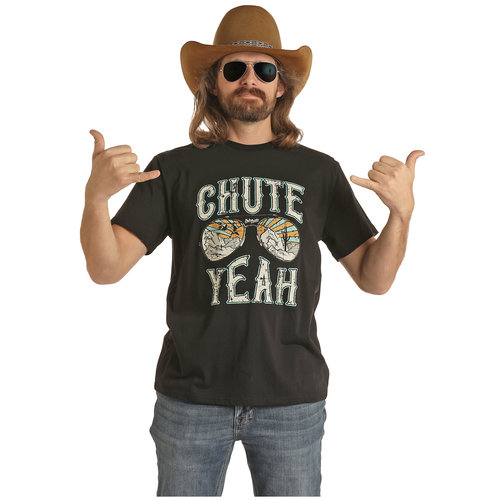 Rock and Roll Denim Chute Yeah Brisby Tee Rock and Roll Denim Chute Yeah Brisby Tee