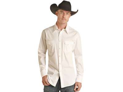 Rock and Roll Denim Rock and Roll Stretch Pearl Snap