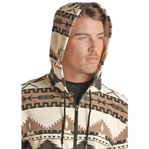 Powder River Outfitters Aztec Knit Hoodie Powder River Outfitters Aztec Knit Hoodie