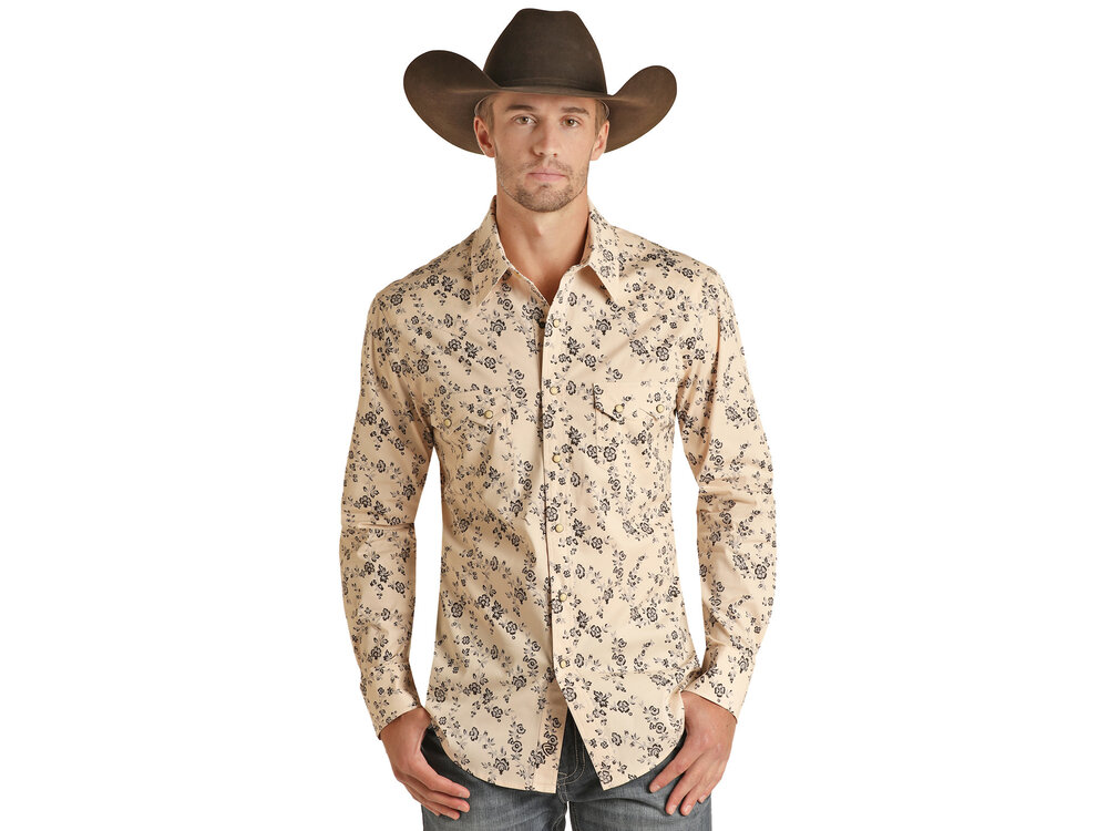 Panhandle Floral Pearl Snap