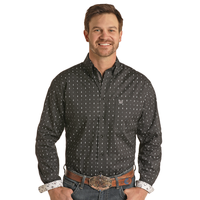 Music Note Button Up