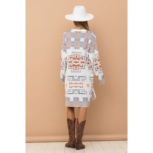 Long Aztec Cardigan