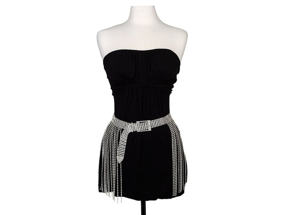 Crystal Fringe Belt