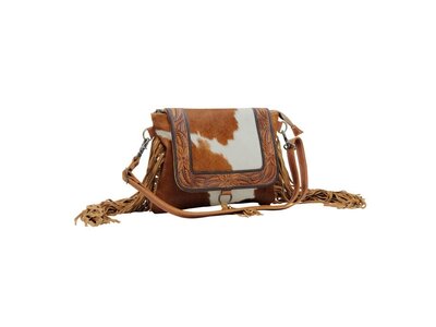 Myra Bags Rusty Handtooled Bag