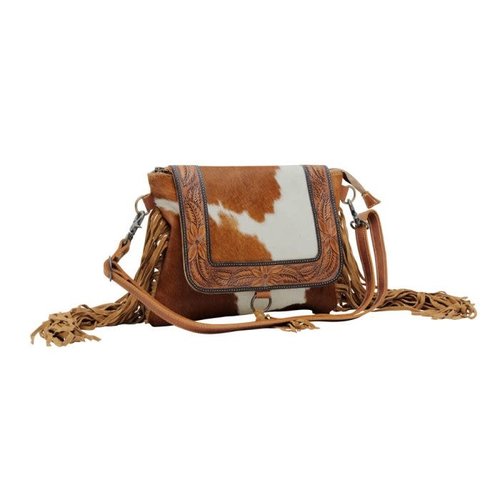 Myra Bags Rusty Handtooled Bag