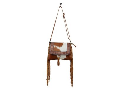 Myra Bags Rusty Handtooled Bag