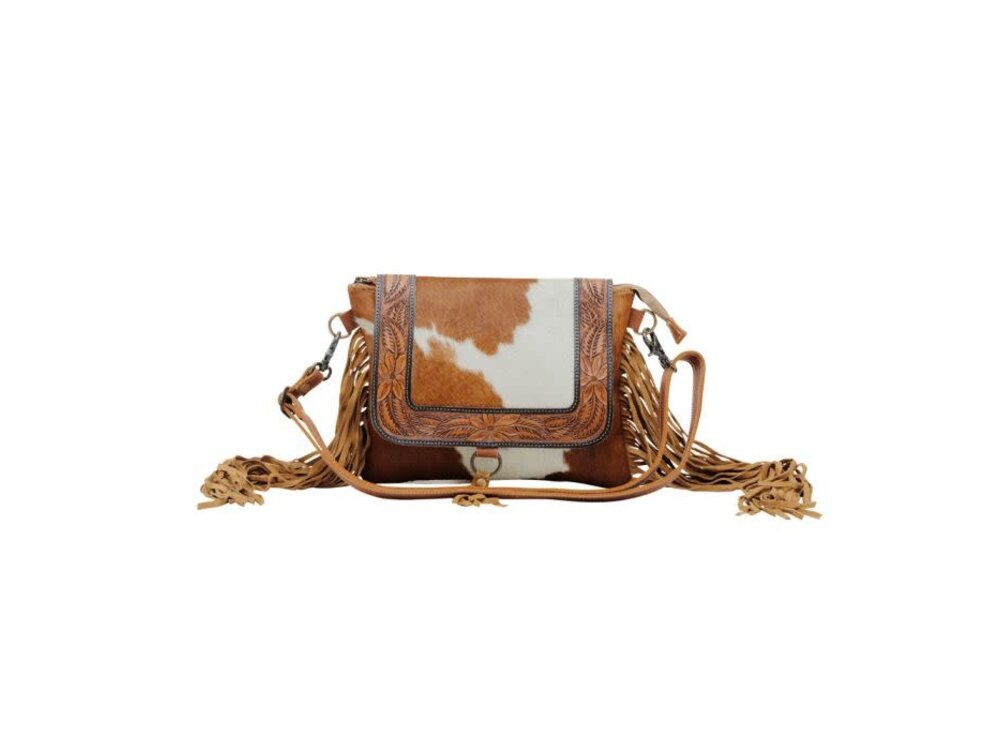Myra Bags Rusty Handtooled Bag