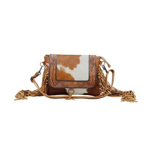 Myra Bags Rusty Handtooled Bag