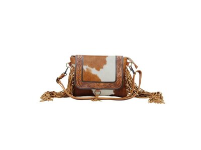 Myra Bags Rusty Handtooled Bag